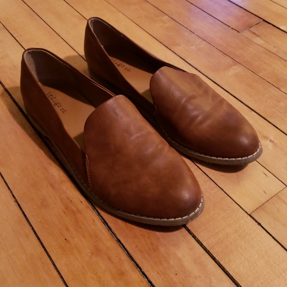 Leather loafers